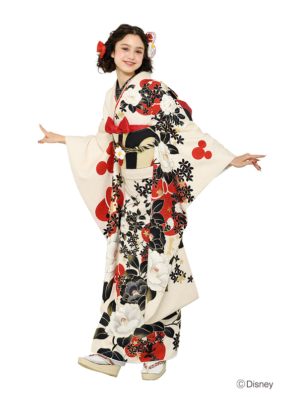 ミニーマウス（レトロ ver.）/西陣織