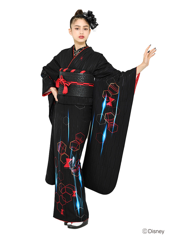 ブラック・ウィドウ/白生地織