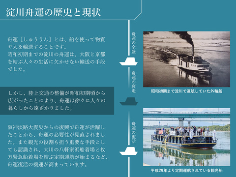 淀川大堰閘門に1月着工。大阪湾～京都・伏見を結ぶ淀川舟運の復活へ
