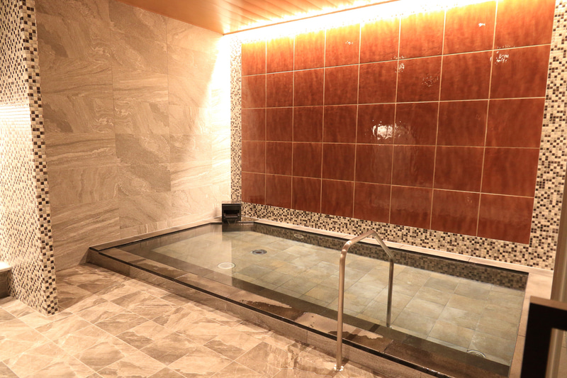 サウナもある大浴場