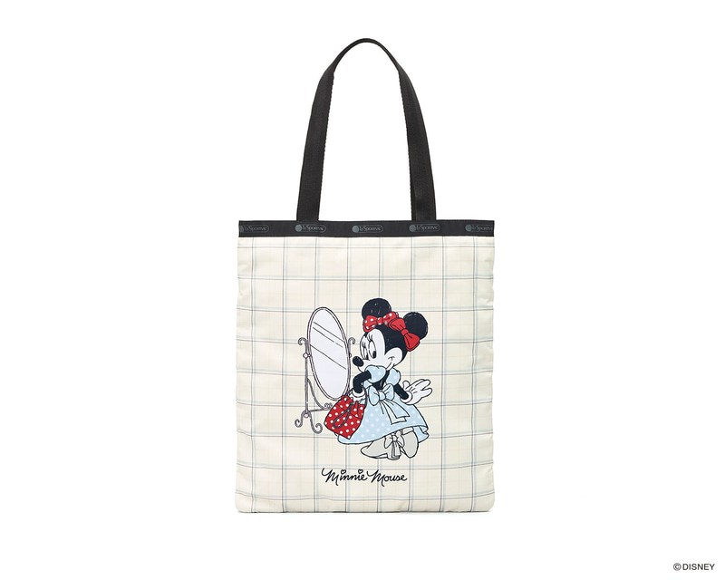 ミニー プレイドトート