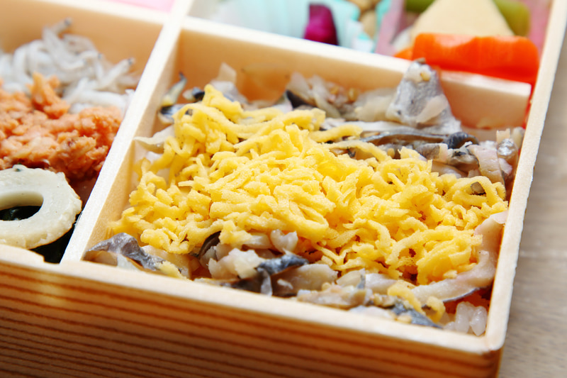 酢飯の味と鯵、錦糸玉子がよく合ってます