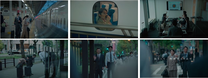 深津さんがビジネスパーソンに扮し会うことの価値をもう一度見つめ直す