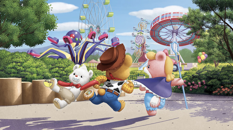 ウッディが熊のぬいぐるみに。ディズニーストア、「トイ