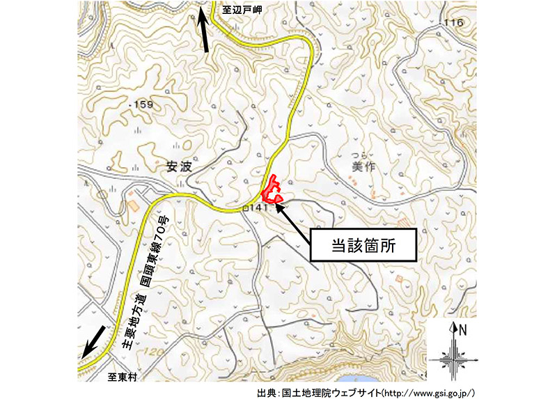 位置図（国土交通省資料より）
