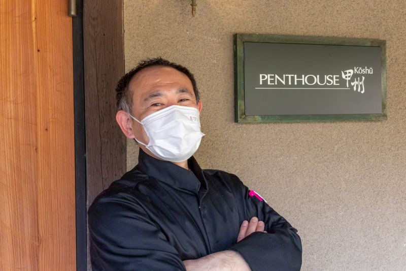 ペントハウス甲州の店長を務める今村和基氏