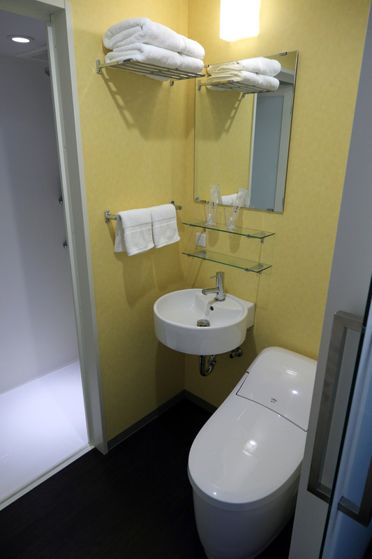 洗浄機能付きトイレと洗面台