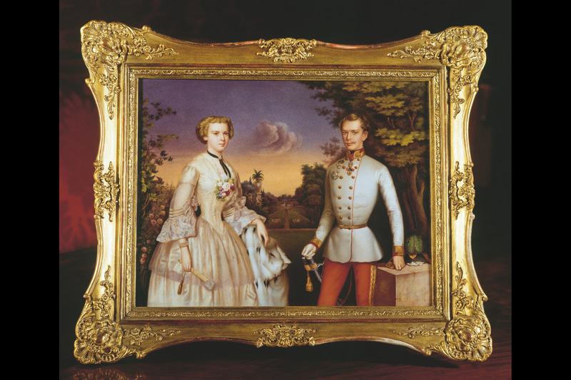 皇帝フランツ・ヨーゼフ1世と皇妃エリザベート