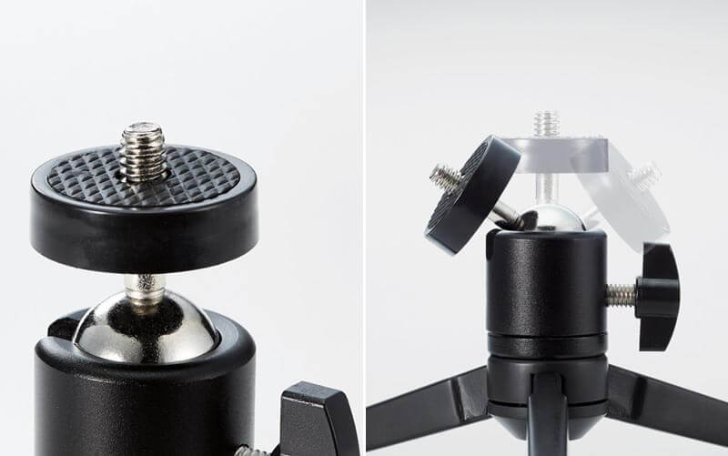 「PJ-DSFXBK」はコンパクトで安定感があるショートタイプの三脚スタンド