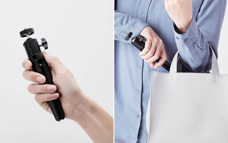 「PJ-DSFXBK」はコンパクトで安定感があるショートタイプの三脚スタンド