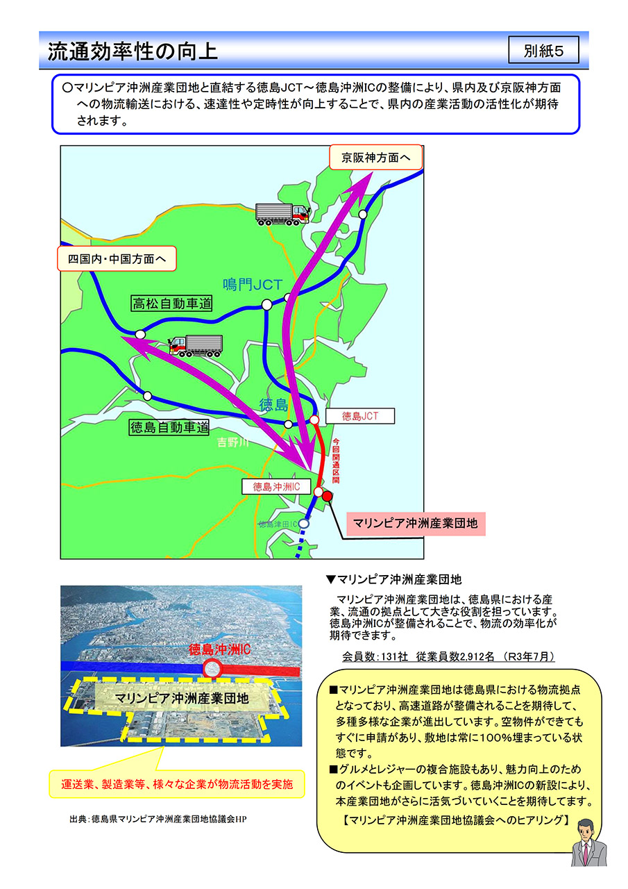 期待される開通効果