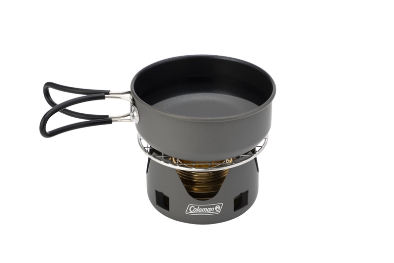 安定性のある網状五徳付き