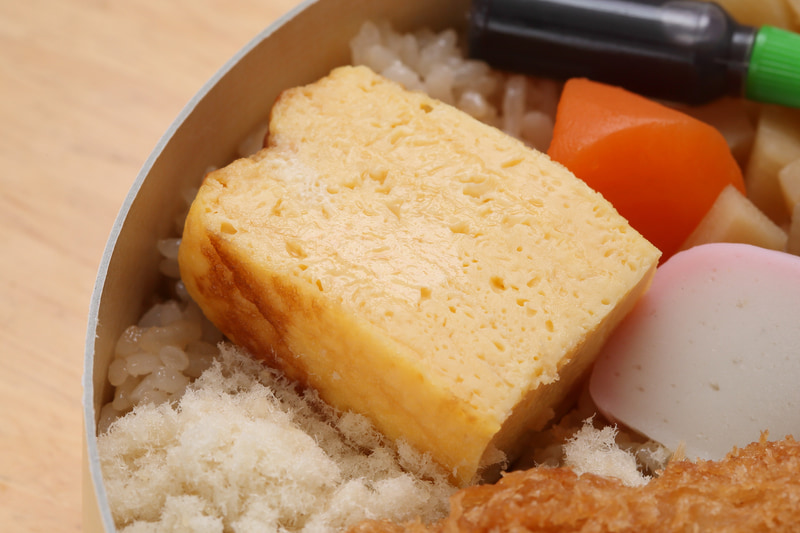 玉子焼きはほんのりとした甘さ