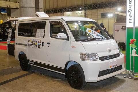 変わらず人気の軽キャン 注目高まるタウンエース Nv0ベースまで ジャパンキャンピングカーショー22 レポ トラベル Watch
