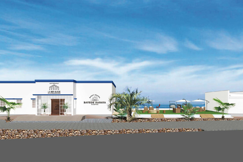 全24棟のコテージは全室オーシャンビュー