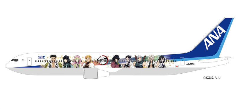 ANAは「鬼滅の刃 じぇっと -弐-」を国内線定期便に就航する