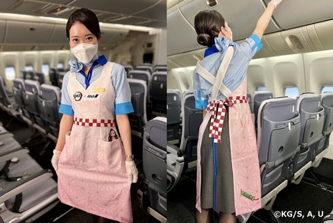 ANA×鬼滅の刃デザイン機、第2弾は9人の柱を描く。「牛鍋弁当」が