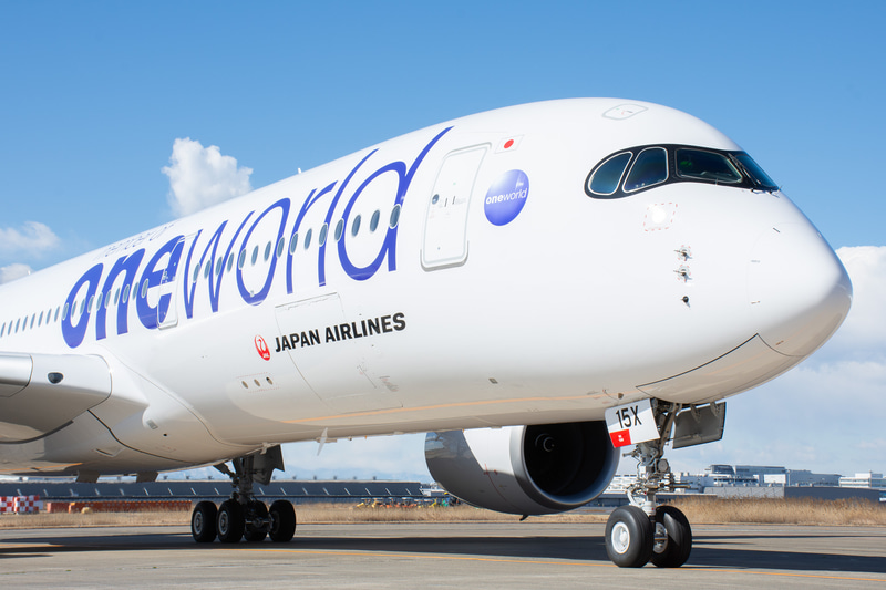 JALのA350型機の15号機が羽田に到着した