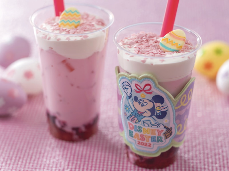 リフレッシュメントコーナー スペシャルドリンク（サクラ＆ベリー、ミルク）（600円）