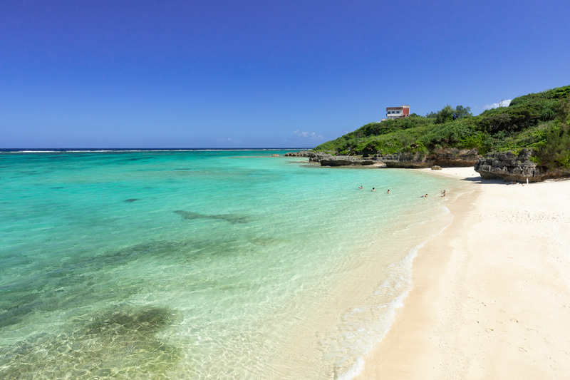 きれいなビーチも多く点在する今帰仁村