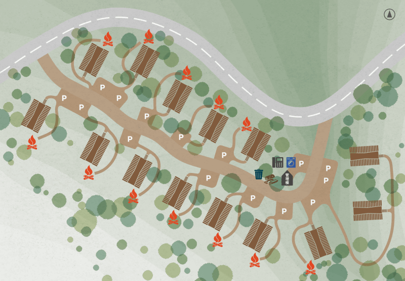 山中湖 1stマップ