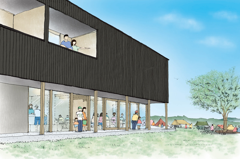 晴れた日には岡山市街地まで臨める場所に位置する