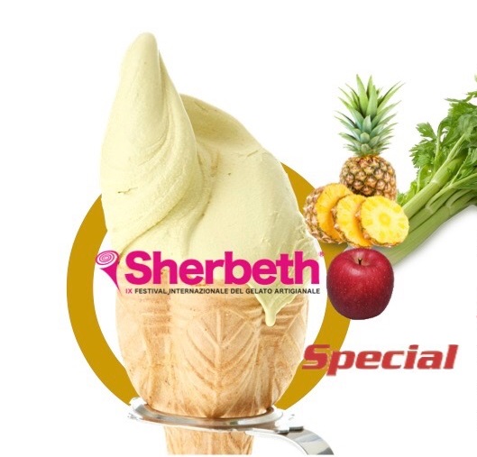 パイン・セロリ・リンゴのソルベ 550円