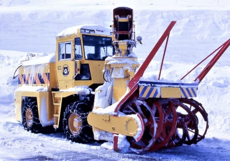 除雪車「熊太郎」を展示