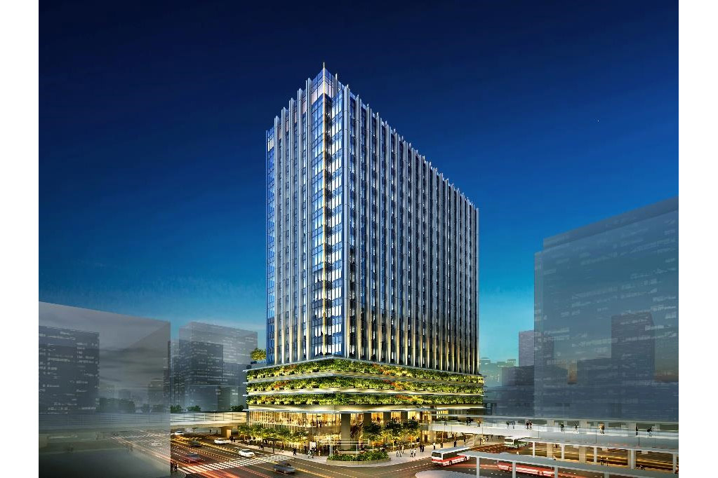 建物外観の夜景イメージ