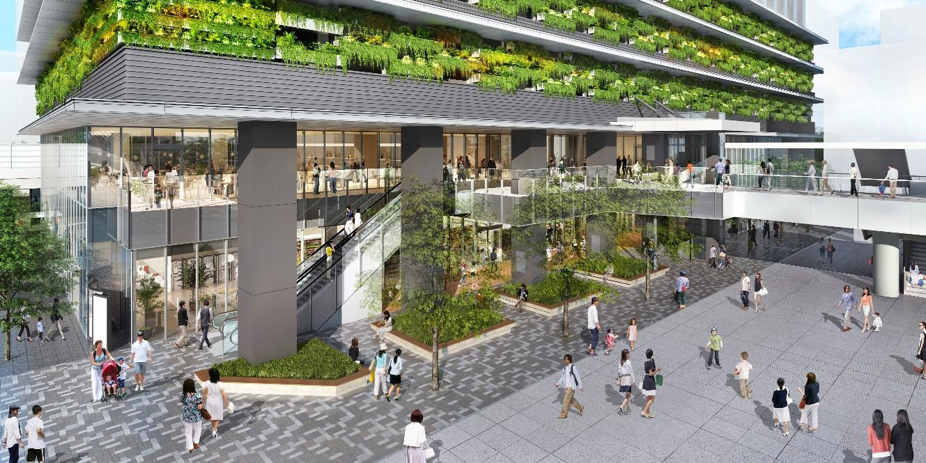 2階デッキ接続イメージ