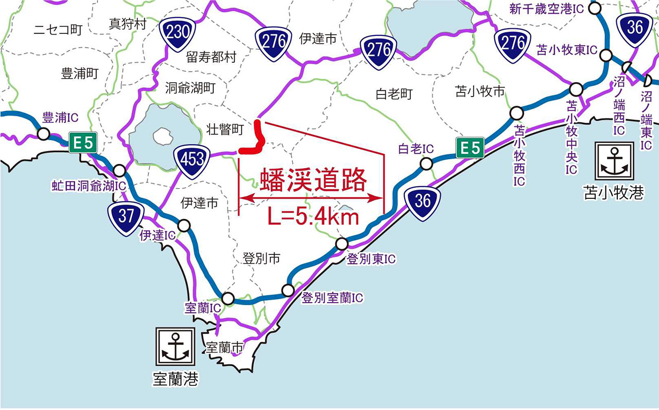 国道453号 蟠渓道路が3月18日に延伸開通