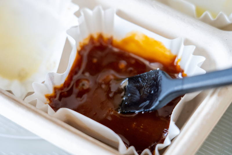 ソースをよく混ぜて