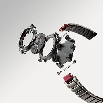 裏蓋がケース側面まで覆う