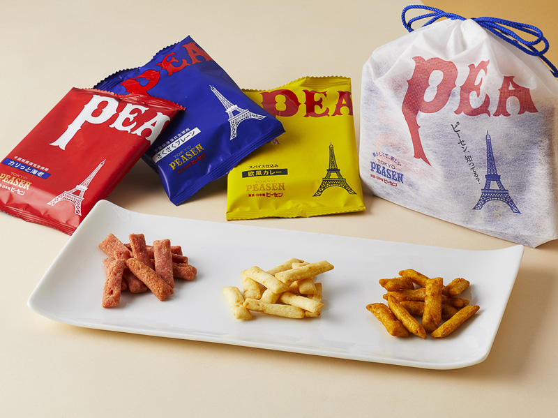 「東京駅限定商品（プレーン・海老・カレー味）」（3袋入・432円）
