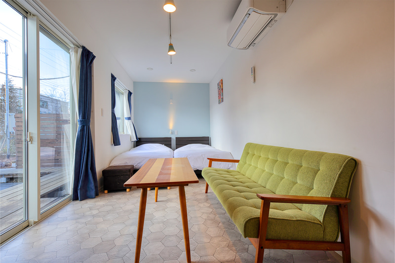 仕様が異なる5タイプの客室を用意する