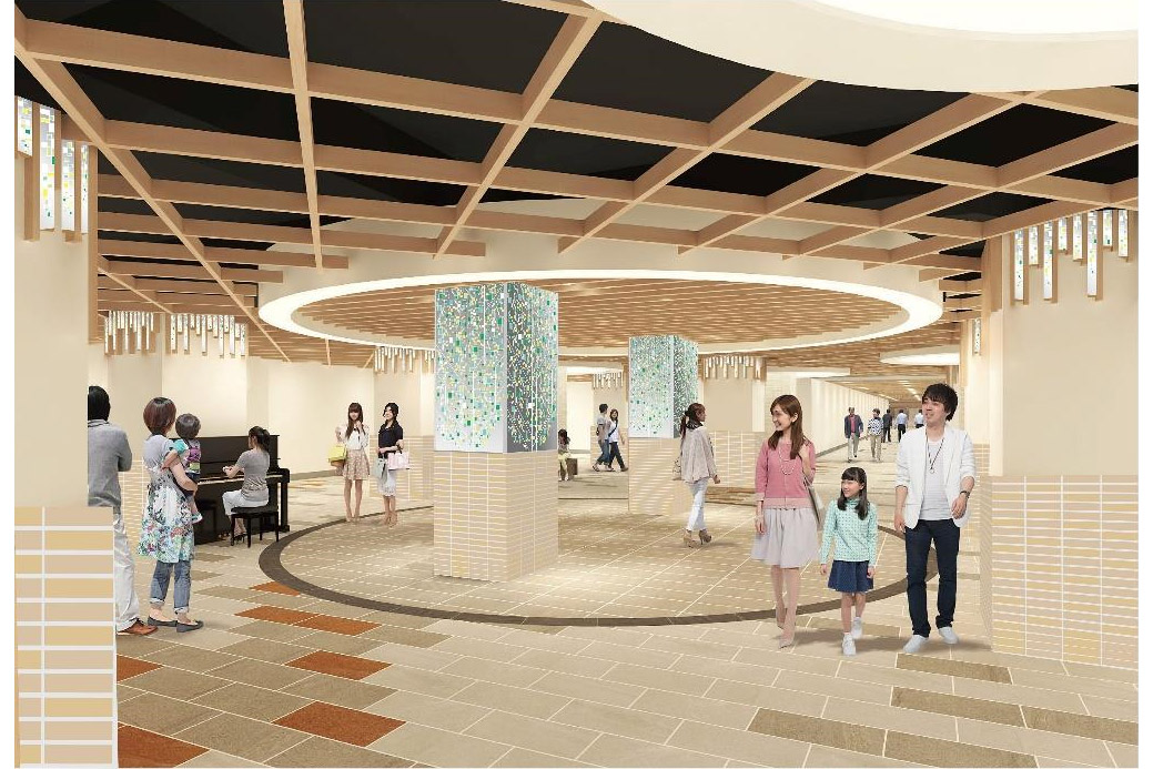 神戸高速線 新開地駅～高速神戸駅間の連絡地下通路「メトロこうべ中間通路」の美装化工事が完了