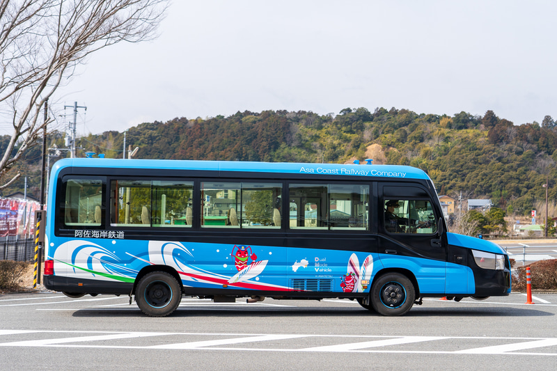 世界初の乗り物DMVに乗りに、ぜひ徳島の最南端へ！