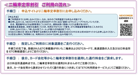 ２時間限定割引 多くのライダーが待ち望んだ高速道路のバイク定率割引がついに実現へ！