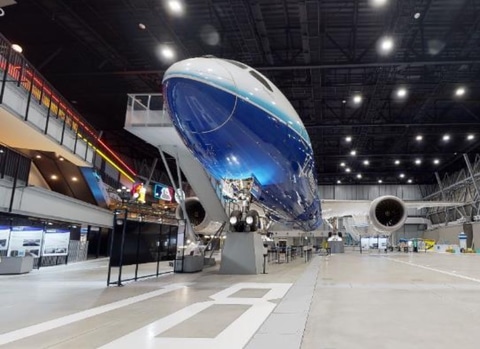 ボーイング 787初号機の展示をリアルに360度体感。「VR フライト・オブ