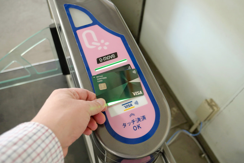 設置された自動改札機は、難波駅などに設置されているものと同じだ