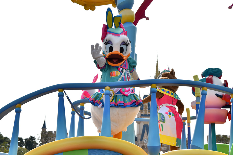 愛らしいデイジーダックにも会うことができた