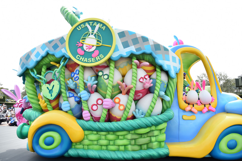 グーフィーの仕事ぶりを反映するようにうさたまがぎっしり