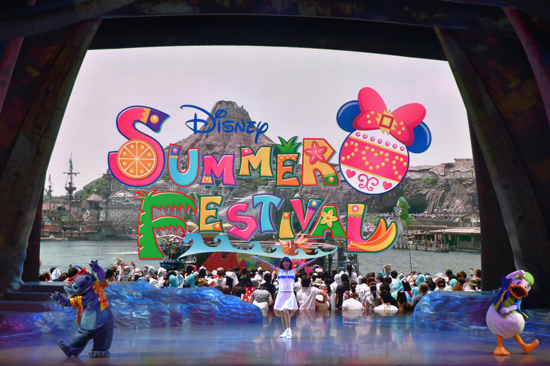 夏の風物詩・水を使った「ミニーのトロピカルスプラッシュ」