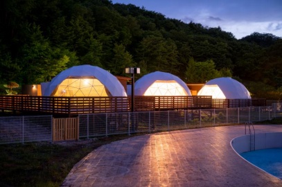 プールライトアップ