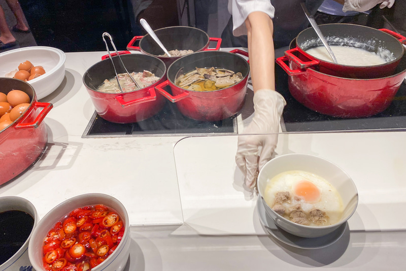 この中華粥も美味しかったです