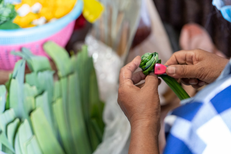 バナナの葉でしょうか？