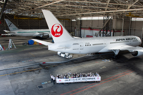 JAL×ZIPAIRの787-8が就航10周年で初コラボ。安全運航のために「機愛で