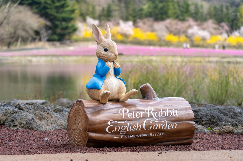 ピーターラビットのおはなしに登場するキャラクターに出会えるガーデンです