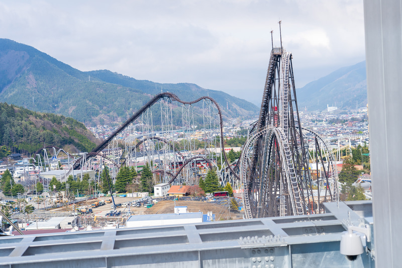 エレベータで展望デッキへ上がるとこの光景