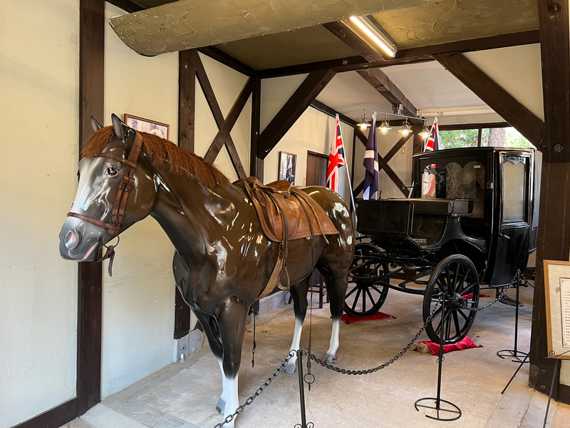 ドラマ「シャーロック・ホームズの冒険」で使われていた馬車